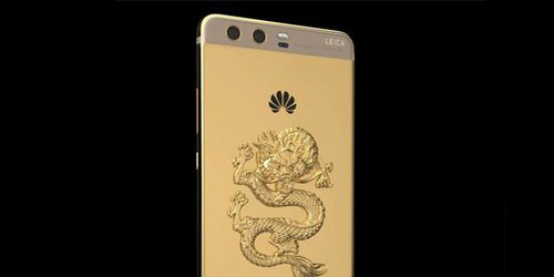 相当浮夸！24K黄金雕龙华为P10，售价20000