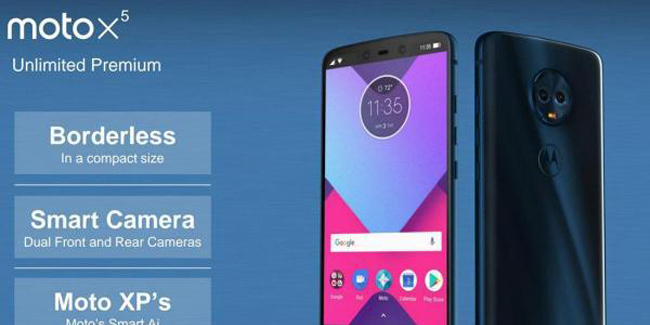 Moto X5渲染图曝光：异形全面屏，“刘海”向苹果看齐