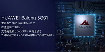 MWC 2018：华为发布全球首款5G商用芯片巴龙5G01！