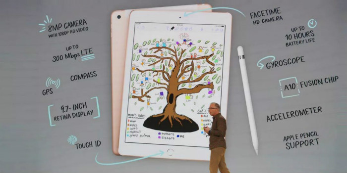 苹果推出新款iPad：加入AR功能，售价329美元