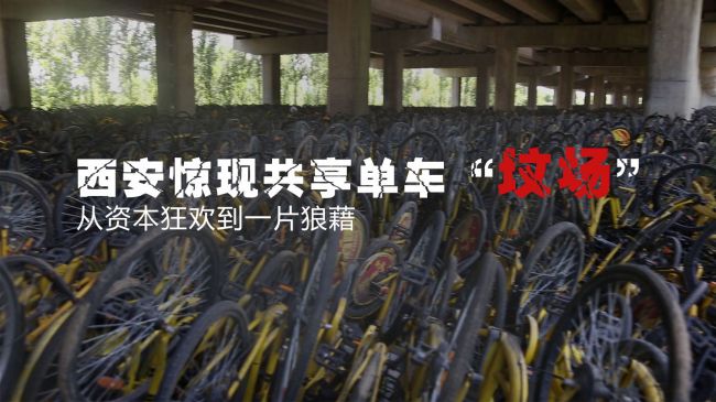 西安惊现共享单车“坟场”：从资本狂欢到一片狼藉