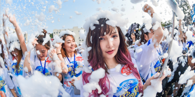 vivo携手迪信通，2018 趣炫泡泡跑狂欢潮流来袭！