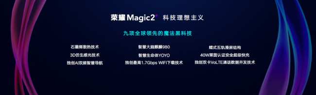 荣耀Magic2携9大自主研发黑科技震撼发布，售价3799元起(图1)