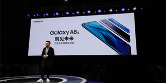 开启全面屏新形态 三星黑瞳全视屏手机A8s全新发布