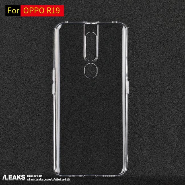 升降式摄像头+后置三摄组合  OPPO R19手机壳遭外媒曝光(图1)