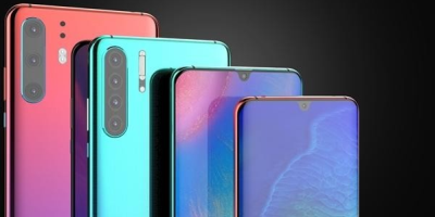 华为P30系列渲染图曝光， 后置四摄抢眼
