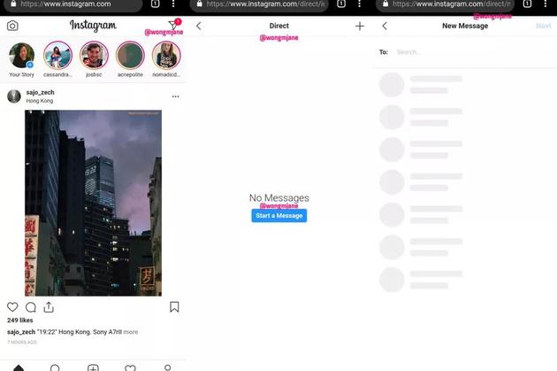 Instagram将推网页版聊天,内部测试中