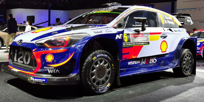 2019上海车展：北京现代 i20赛车