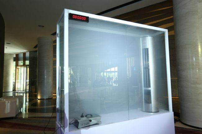 44秒净化20秒制冷，海信舒适家空调北京展示硬实力(图2)