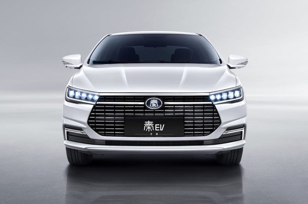 比亚迪秦EV官图流出，续航或与特斯拉Model 3接近
