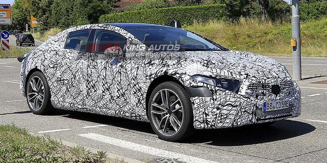 自降身价？奔驰EQS谍照曝光 对标特斯拉Model S