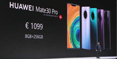 1099欧元起！超感光徕卡电影四摄影像再升级 华为Mate 30Pro正式发布