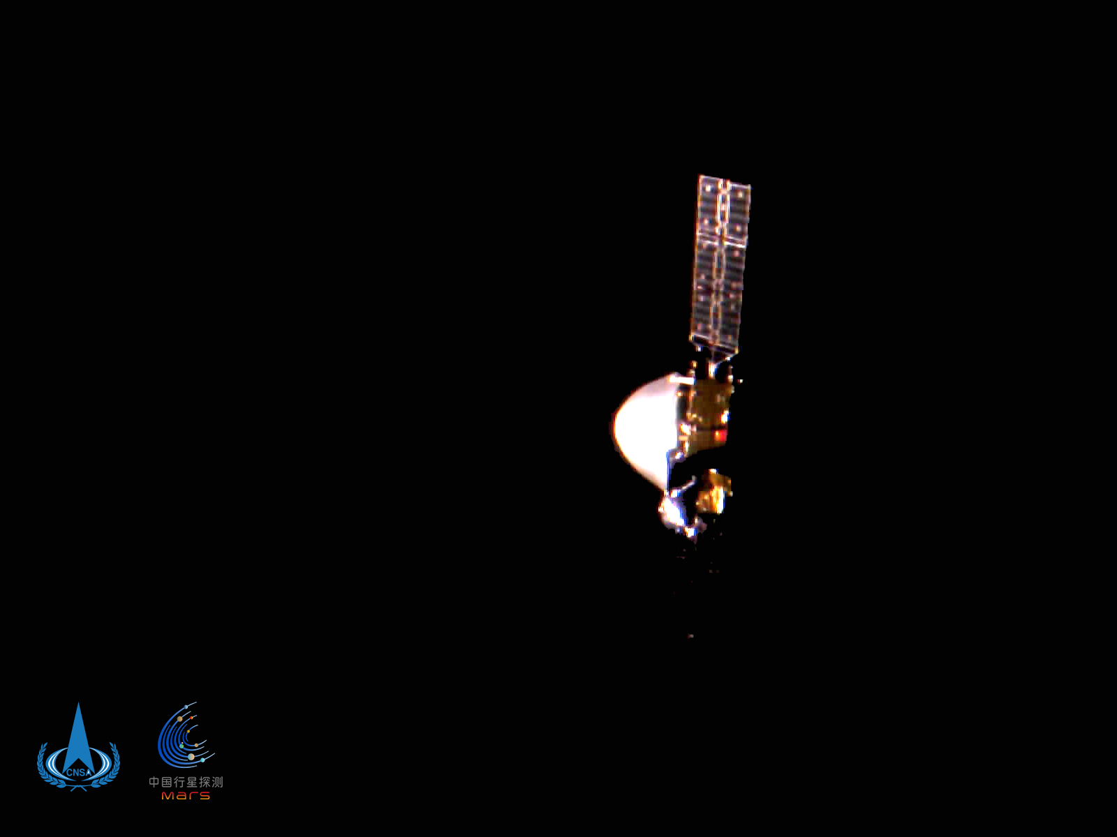 驶向火星，天问一号探测器顺利完成深空机动