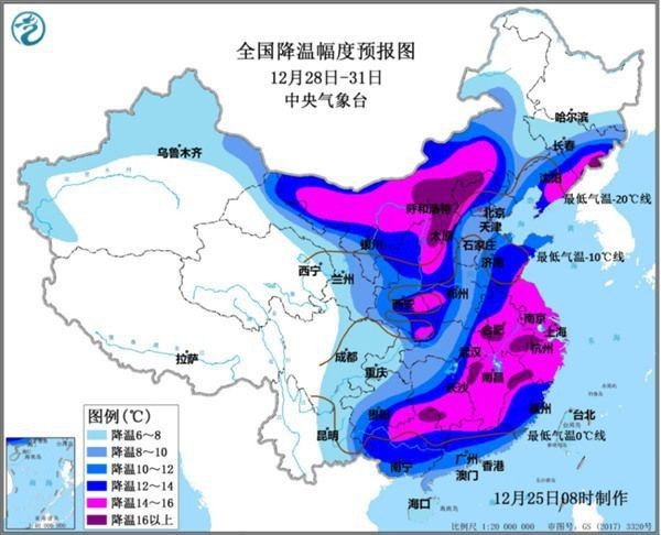 跨年“霸王级”寒潮来袭！南方的室内温度北方人永远不懂
