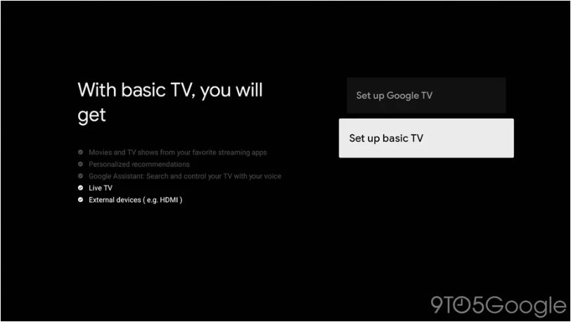 重隐私要给电视降级？Google TV引入“基本电视”模式