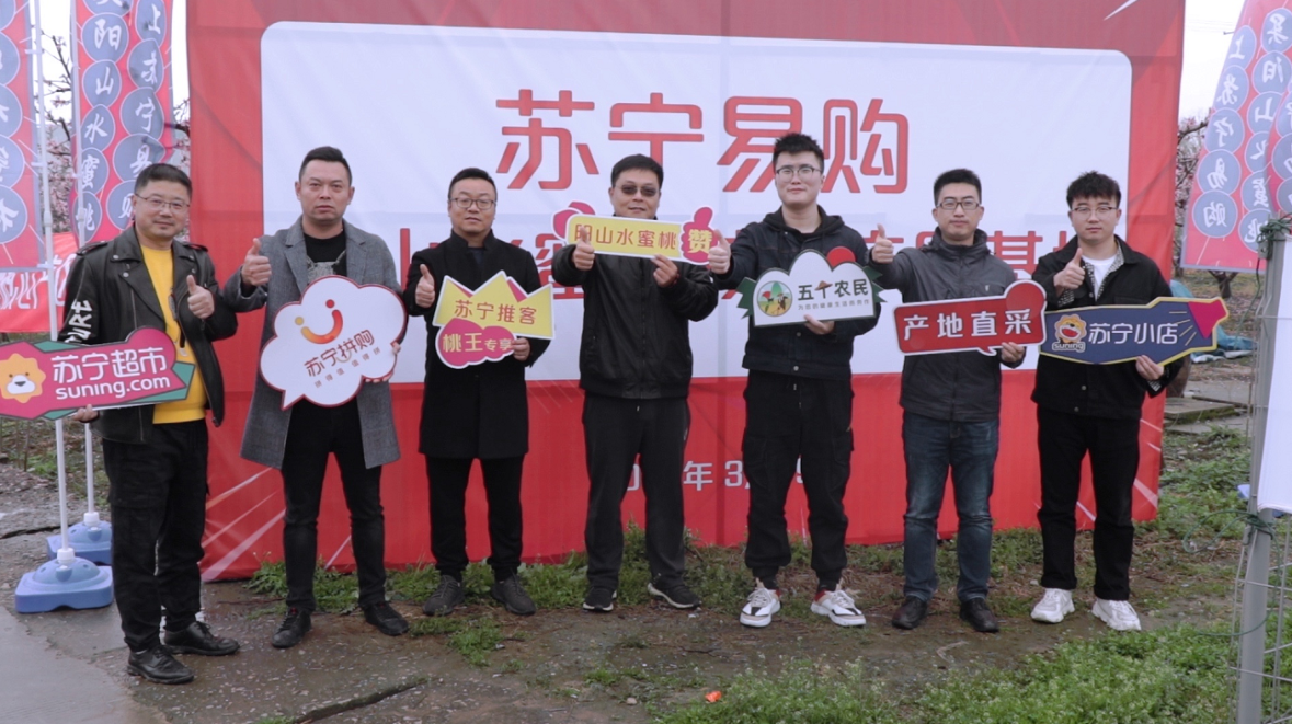 苏宁宜品包下千亩阳山水蜜桃，6月首批尝鲜