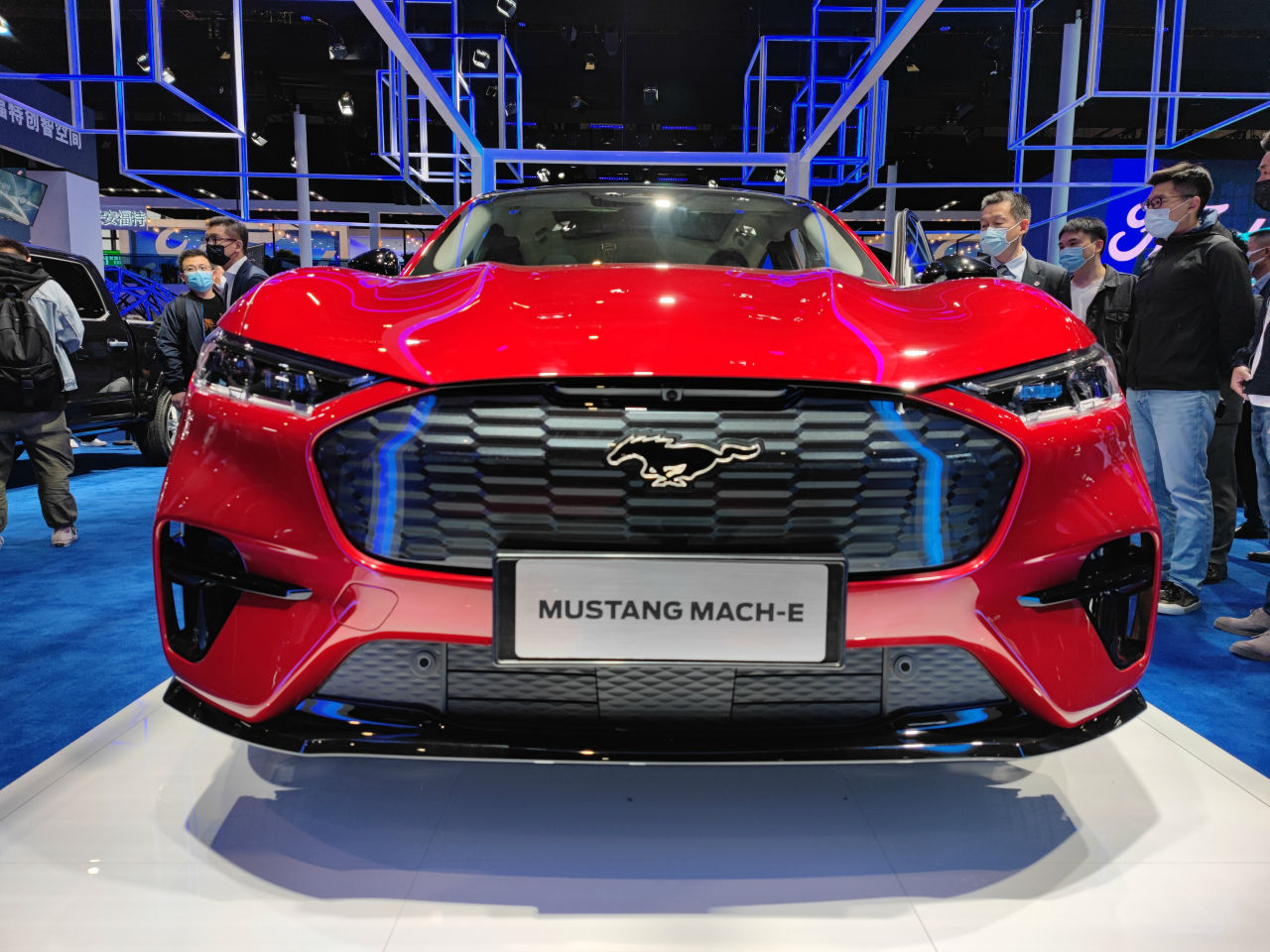 2021上海车展|福特mustang mach-e亮相展台