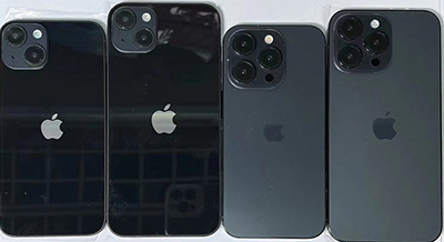 苹果 iPhone 14 / Pro 系列四款机模曝光