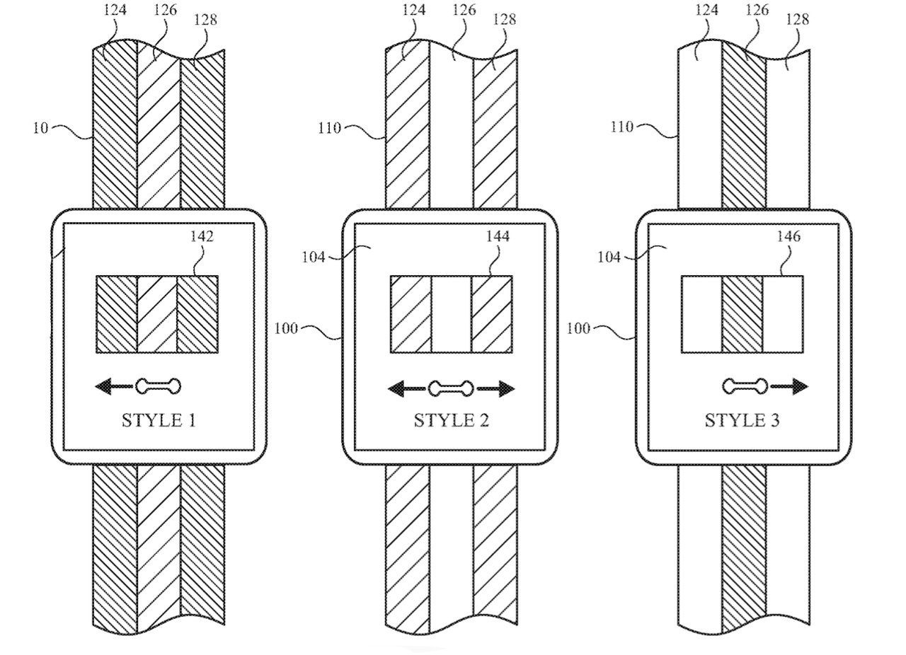 苹果公布新专利：Apple Watch表带可根据佩戴者着装变化颜色