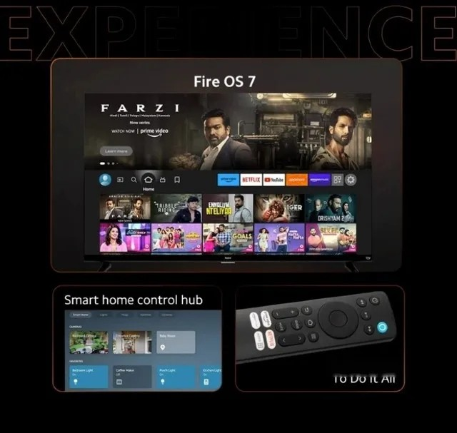 小米Redmi Fire TV将在印度发布，搭载亚马逊Fire OS系统