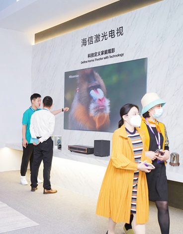 海信领军出展CITE2023，显示家族集体亮相
