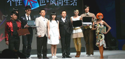 新品如云 美女如星 惠普笔记本发布会