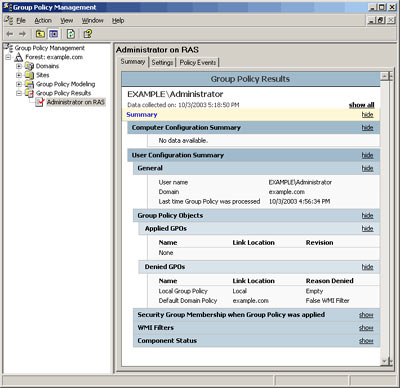 Windows Server 2003组策略排障六法