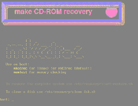 通过Linux系统引导CD排除服务器故障