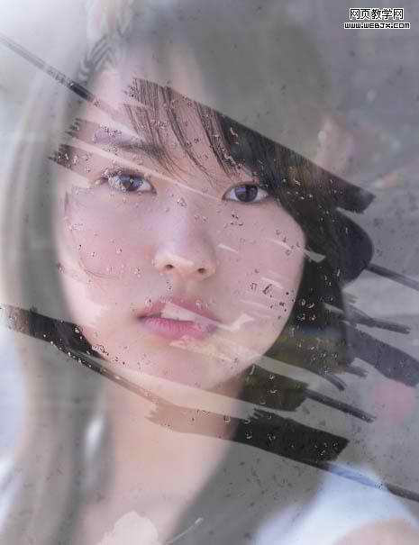 Photoshop用滤镜给照片加上雨雾中的玻璃效果(1)