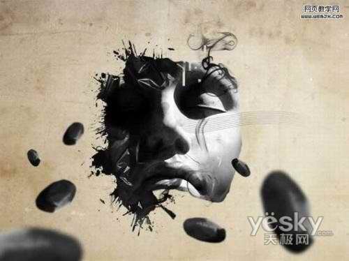Photoshop合成教程：漂亮的双色蒙太奇照片(1)