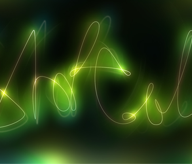 Photoshop制作流线高光字效果(1)