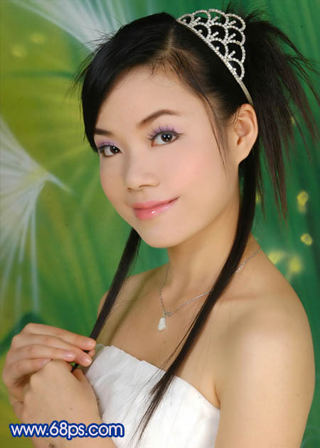 Photoshop调出人物照片的艳丽蓝色调(1)