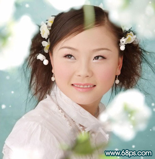 Photoshop还原室内模糊人像的质感肤色(1)