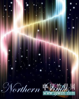 Photoshop教程：打造夜空中绚丽的北极光(1)