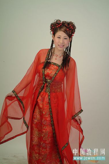 Photoshop抠图教程：教你抠出红色婚纱的技巧(1)