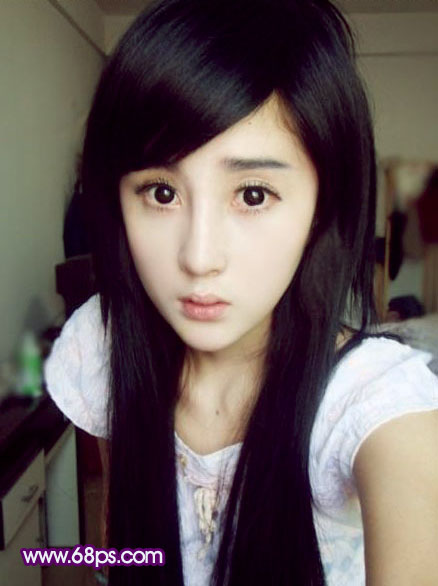 Photoshop调出美女个性的青色调(1)