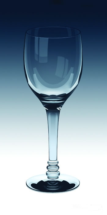 Photoshop打造质感逼真玻璃酒杯(1)