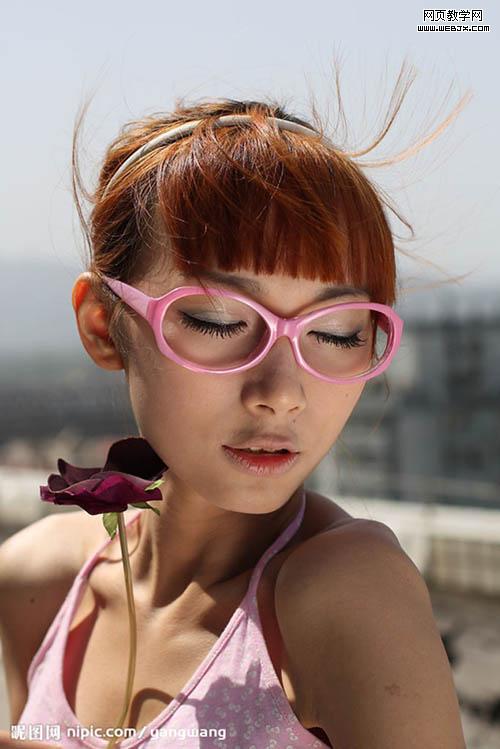 Photoshop教程：让她幸福地沐浴在阳光中(1)