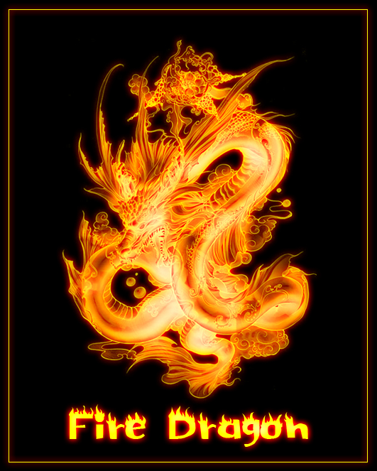 Photoshop制作火焰的神龙(1)