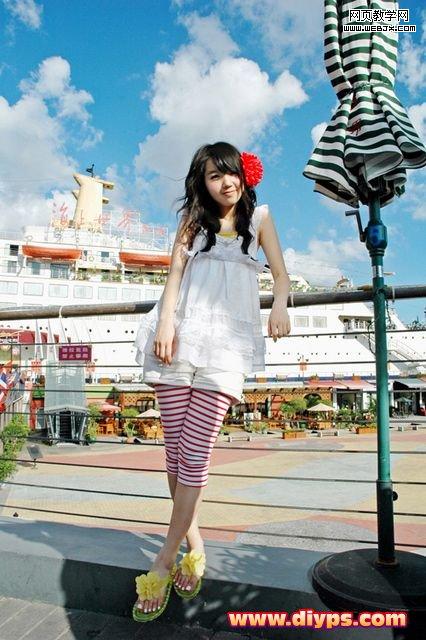 Photoshop打造阳光烂漫小美女画册(1)