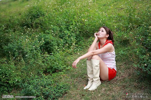 Photoshop快速调出照片浪漫的紫色调(1)
