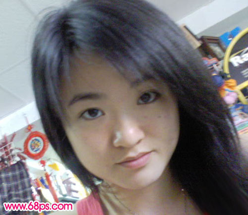 Photoshop为MM模糊照片磨皮及增强皮肤质感(1)
