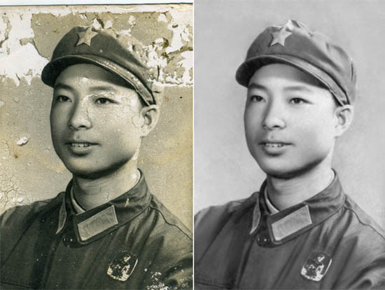 photoshop照片处理网教你如何旧照翻新(1)