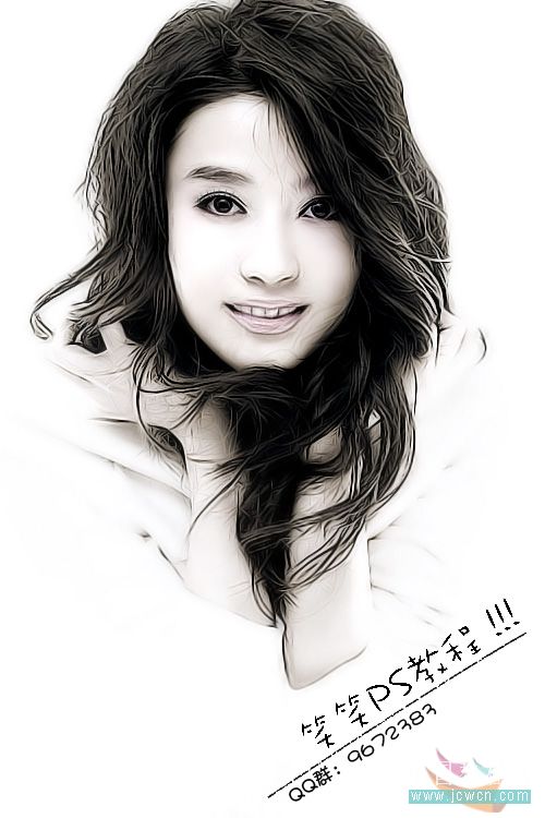 Photoshop详细讲解照片转唯美插画(1)