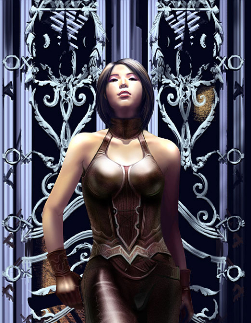 Photoshop结合友基数位板绘插画：女刺客