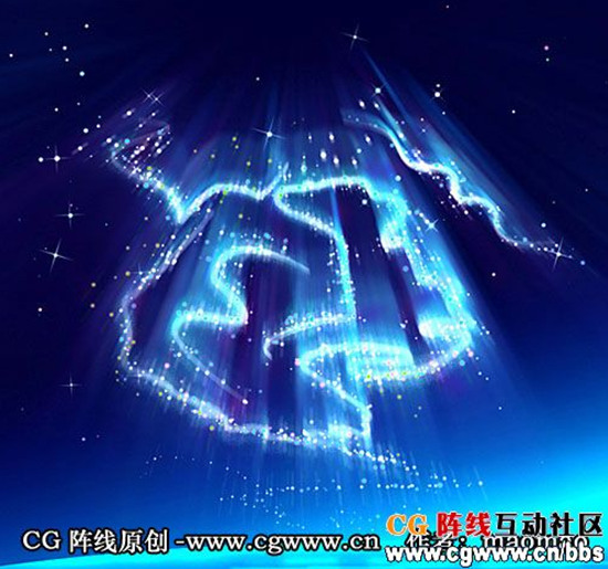 Photoshop打造绚丽极光