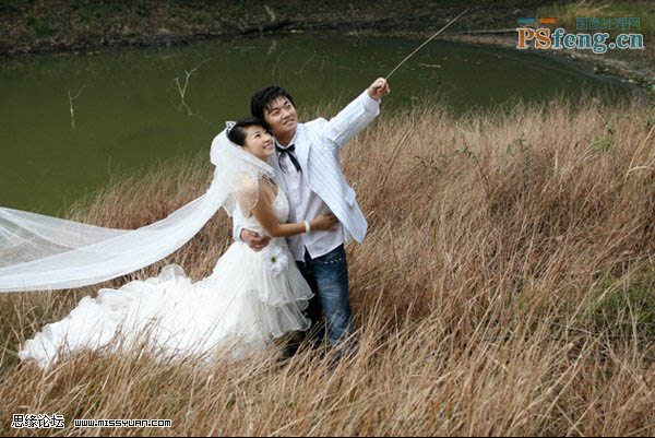 Photoshop打造完美的婚纱艺术照