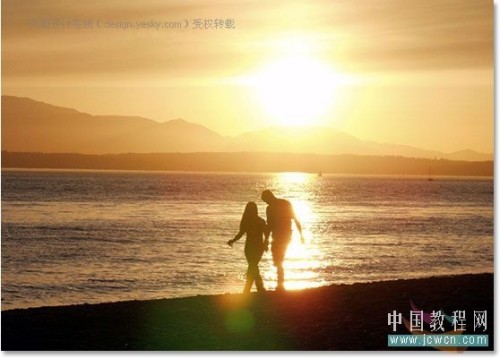 Photoshop照片合成：浪漫回忆