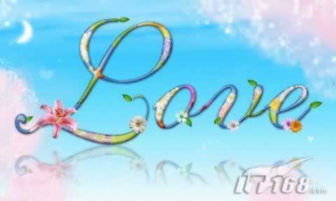 Photoshop漂亮特效“花儿”字