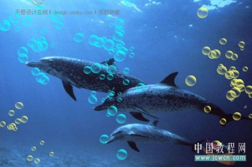 Photoshop自定义逼真透明“水泡”画笔